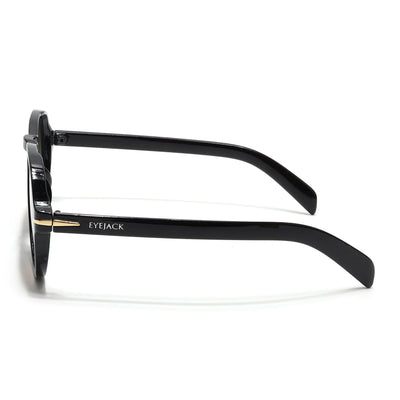 Eyejack Black Aviator Sunglasses for Men & Women (986CL973)