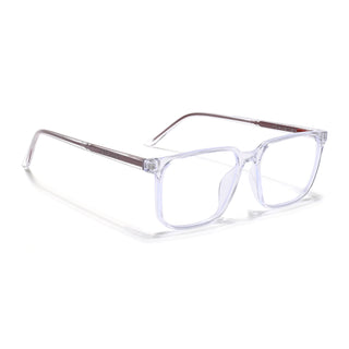 Eyejack Minimals Transparent Square Eyeglasses for Men & Women (A01FCL1306-C3)