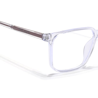 Eyejack Minimals Transparent Square Eyeglasses for Men & Women (A01FCL1306-C3)