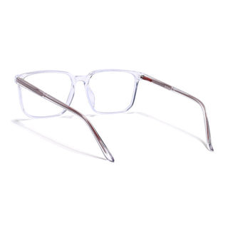 Eyejack Minimals Transparent Square Eyeglasses for Men & Women (A01FCL1306-C3)