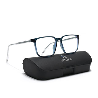 Eyejack Minimals Sea Green Square Eyeglasses for Men & Women (A01FCL1309-C6)