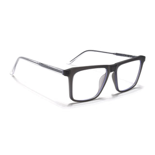 Eyejack Minimals Matt Grey Square Eyeglasses for Men & Women (A02FCL1312-C2)