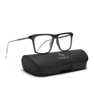 Eyejack Minimals Matt Grey Square Eyeglasses for Men & Women (A02FCL1312-C2)