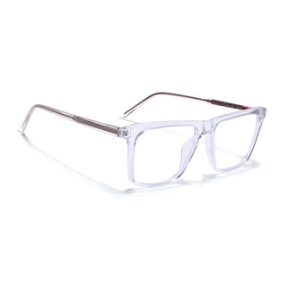 Eyejack Minimals Transparent Square Eyeglasses for Men & Women (A02FCL1313-C3)