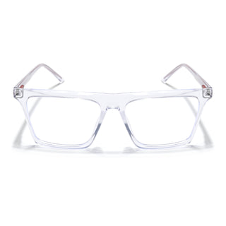 Eyejack Minimals Transparent Square Eyeglasses for Men & Women (A03FCL1320-C3)