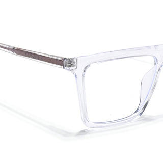 Eyejack Minimals Transparent Square Eyeglasses for Men & Women (A03FCL1320-C3)