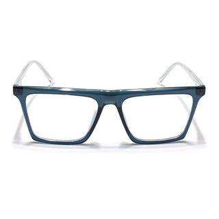 Eyejack Minimals Sea Green Square Eyeglasses for Men & Women (A03FCL1323-C6)