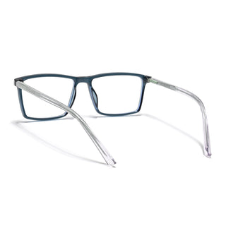 Eyejack Minimals Sea Green Rectangle Eyeglasses for Men & Women (A04FCL1330-C6)