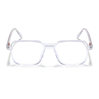 Eyejack Minimals Transparent Square Eyeglasses for Men & Women (A05FCL1334-C3)