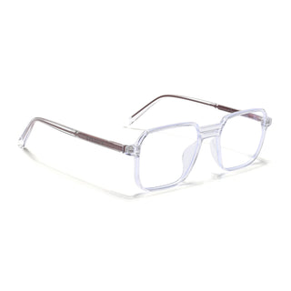 Eyejack Minimals Transparent Square Eyeglasses for Men & Women (A05FCL1334-C3)