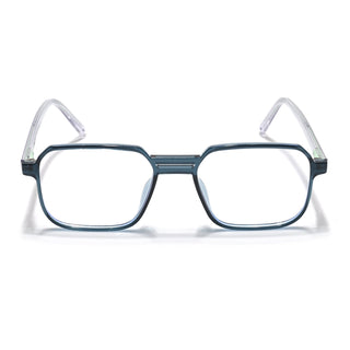 Eyejack Minimals Sea Green Square Eyeglasses for Men & Women (A05FCL1337-C6)