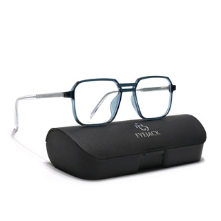 Eyejack Minimals Sea Green Square Eyeglasses for Men & Women (A05FCL1337-C6)