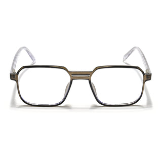 Eyejack Minimals Brown Square Eyeglasses for Men & Women (A05FCL1338-C7)