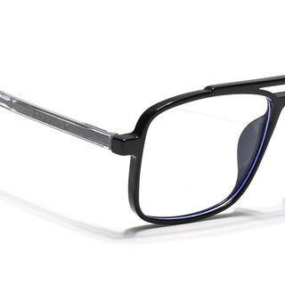 Eyejack Minimals Shine Black Wayfarer Eyeglasses for Men & Women (A06FCL1339-C1)