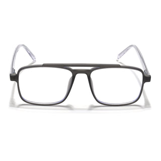 Eyejack Minimals Matt Grey Wayfarer Eyeglasses for Men & Women (A06FCL1340-C2)