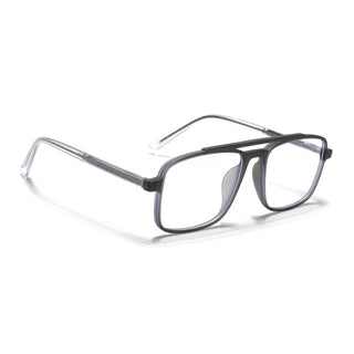 Eyejack Minimals Matt Grey Wayfarer Eyeglasses for Men & Women (A06FCL1340-C2)