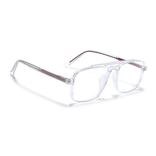 Eyejack Minimals Transparent Wayfarer Eyeglasses for Men & Women (A06FCL1341-C3)