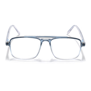 Eyejack Minimals Blue & Clear Wayfarer Eyeglasses for Men & Women (A06FCL1342-C4)