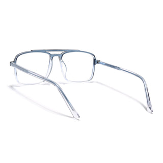 Eyejack Minimals Blue & Clear Wayfarer Eyeglasses for Men & Women (A06FCL1342-C4)