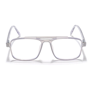 Eyejack Minimals Transparent Grey Wayfarer Eyeglasses for Men & Women (A06FCL1343-C5)