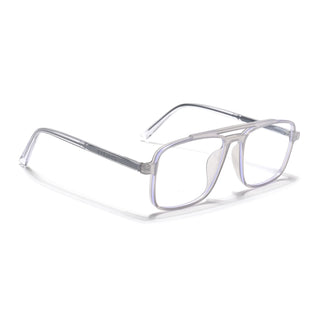 Eyejack Minimals Transparent Grey Wayfarer Eyeglasses for Men & Women (A06FCL1343-C5)