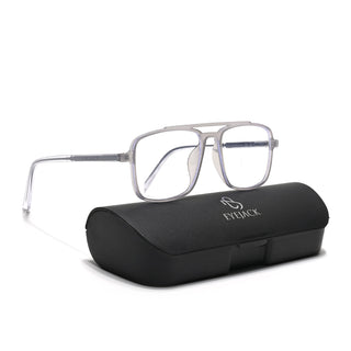 Eyejack Minimals Transparent Grey Wayfarer Eyeglasses for Men & Women (A06FCL1343-C5)