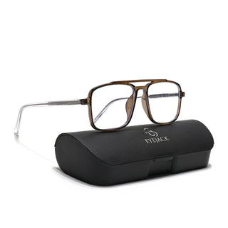 Eyejack Minimals Brown Wayfarer Eyeglasses for Men & Women (A06FCL1345-C7)