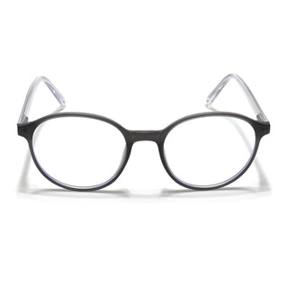 Eyejack Minimals Matt Grey Round Eyeglasses for Men & Women (A07FCL1347-C2)