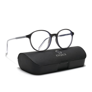 Eyejack Minimals Matt Grey Round Eyeglasses for Men & Women (A07FCL1347-C2)