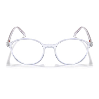 Eyejack Minimals Transparent Round Eyeglasses for Men & Women (A07FCL1348-C3)