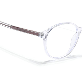 Eyejack Minimals Transparent Round Eyeglasses for Men & Women (A07FCL1348-C3)