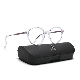 Eyejack Minimals Transparent Round Eyeglasses for Men & Women (A07FCL1348-C3)