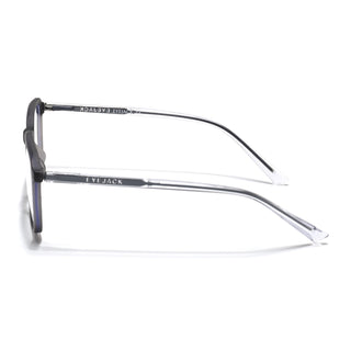 Eyejack Minimals Matt Grey Square Eyeglasses for Men & Women (A08FCL1354-C2)