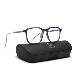 Eyejack Minimals Matt Grey Square Eyeglasses for Men & Women (A08FCL1354-C2)