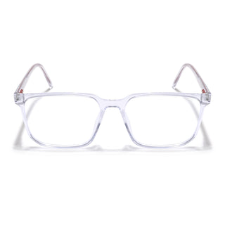 Eyejack Minimals Transparent Square Eyeglasses for Men & Women (A08FCL1355-C3)