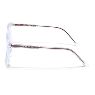 Eyejack Minimals Transparent Square Eyeglasses for Men & Women (A08FCL1355-C3)