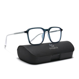 Eyejack Minimals Sea Green Square Eyeglasses for Men & Women (A08FCL1358-C6)