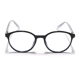 Eyejack Minimals Shine Black Round Eyeglasses for Men & Women (A10FCL1367-C1)