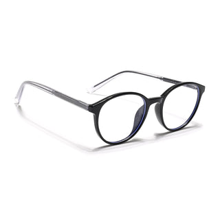 Eyejack Minimals Shine Black Round Eyeglasses for Men & Women (A10FCL1367-C1)