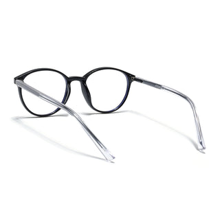 Eyejack Minimals Shine Black Round Eyeglasses for Men & Women (A10FCL1367-C1)