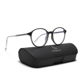 Eyejack Minimals Matt Grey Round Eyeglasses for Men & Women (A10FCL1368-C2)