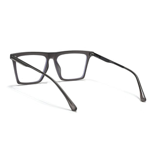 Eyejack Essentials Matt Grey Square Eyeglasses for Men & Women (B01FCL1375-C2)