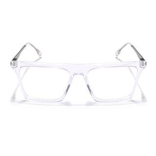 Eyejack Essentials Transparent Square Eyeglasses for Men & Women (B01FCL1376-C3)