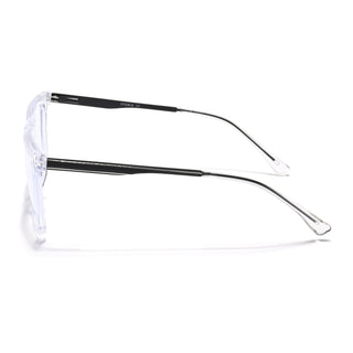 Eyejack Essentials Transparent Square Eyeglasses for Men & Women (B01FCL1376-C3)