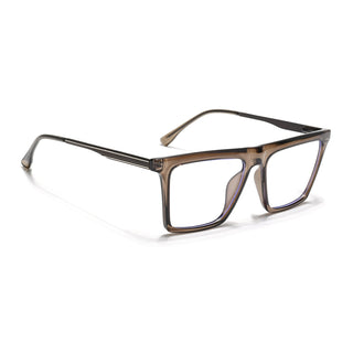 Eyejack Essentials Brown Square Eyeglasses for Men & Women (B01FCL1380-C7)