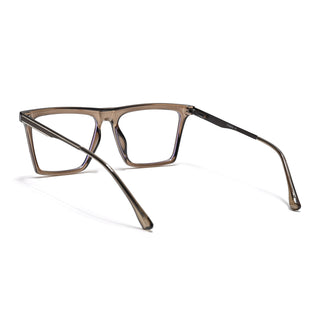 Eyejack Essentials Brown Square Eyeglasses for Men & Women (B01FCL1380-C7)