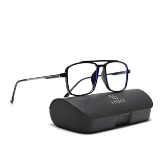 Eyejack Essentials Shine Black Wayfarer Eyeglasses for Men & Women (B02FCL1381-C1)