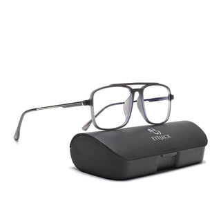 Eyejack Essentials Matt Grey Wayfarer Eyeglasses for Men & Women (B02FCL1382-C2)