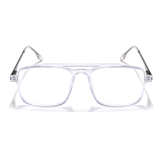 Eyejack Essentials Transparent Wayfarer Eyeglasses for Men & Women (B02FCL1383-C3)