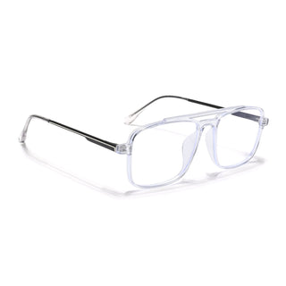 Eyejack Essentials Transparent Wayfarer Eyeglasses for Men & Women (B02FCL1383-C3)